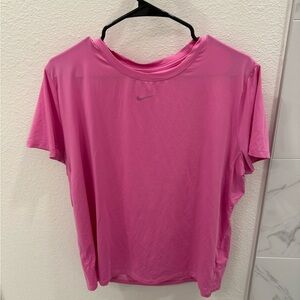 Nike Women's Vibrant Pink Short Sleeve Tee